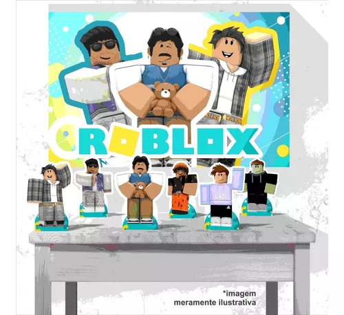 Kit Festa Roblox 1 Painel Poli Banner