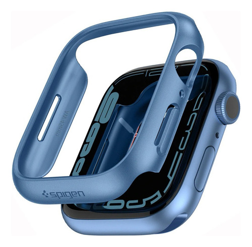 Case Spigen Thin Fit Para Apple Watch Serie 9 45mm Azul