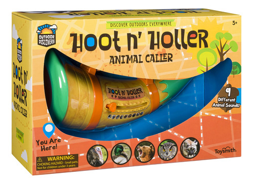 Toysmith Outdoor Discovery, Dor De Animales Hoot-n-hollar, .