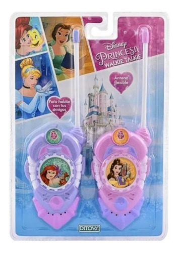 Walkie Talkie Princesas Disney En Blister Ditoys 950