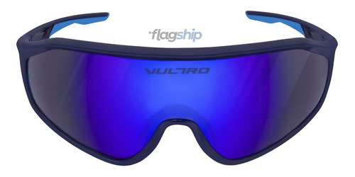 Óculos Para Ciclismo Snow Ride Com Azul - Vultro Cor da armação Marinho Cor da lente Azul (Revo)