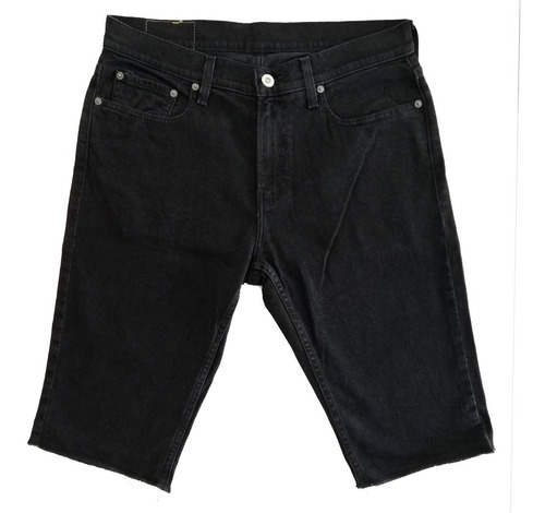 Bermudas Hollister Skinny Hombre Flex De Saldo Negro T 32