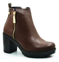 Comprar Botines Capa De Ozono 647302 Ladrillo Sintético Dama