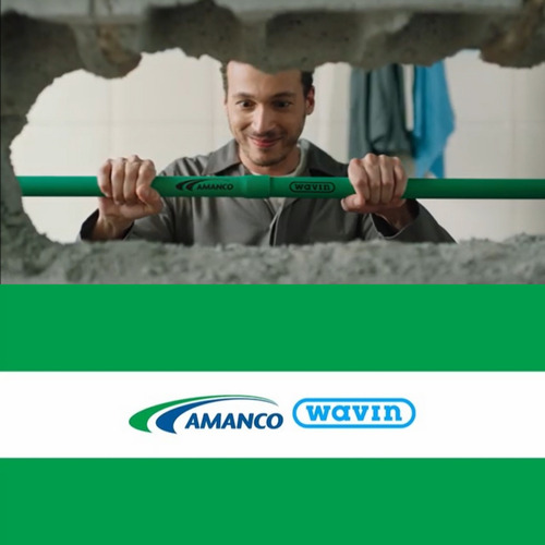 Kit 5x União Simples 20 Mm Ppr P/ Água Quente E Fria Amanco