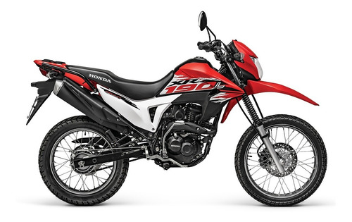 Honda Xr 190 0km 2025 Enduro Cross Rojo Negro Xr190