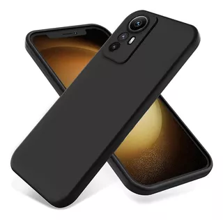 Silicone Case Para Xiaomi Redmi Note 12s Funda Con Gamusa