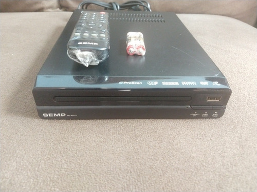 Imagem 2 de 3 de Dvd Semp Sd-4071u Usb Com Controle Original