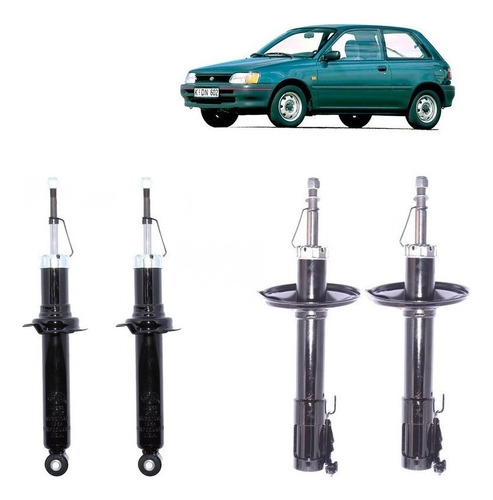 Kit Amortiguador Del Tras Para Toyota Starlet 1.4 1996 1997