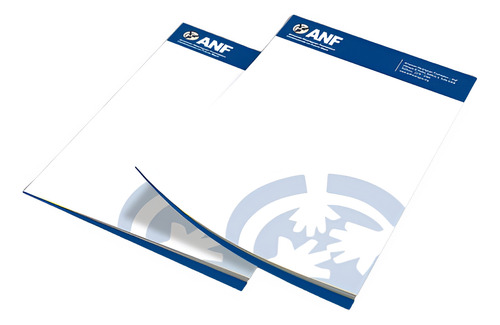 100 Hojas Membretadas Carta A Color Bond De 90 Gramos