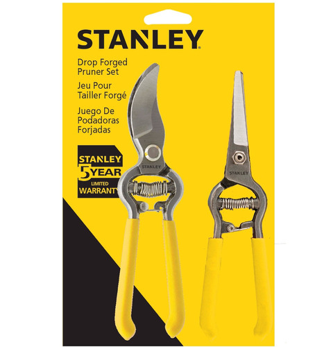 Set Tijeras Stanley Bds6869 Forjadas Poda Y Floricultura