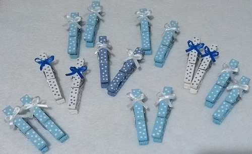 Kit Decoração Artesanal Chá D Bebê Coroa Azul Príncipe Usado