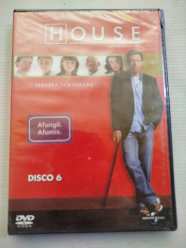 Película Dvd Dr. House Serie Disco 6 Tercera Temporada 