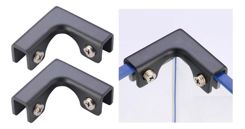 2 X 2 Piezas De Abrazadera De Fijación De Vidrio, De 8 A 10