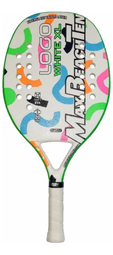 Raquete De Beach Tennis Mbt Logo White Xl 2021 Cor Branco
