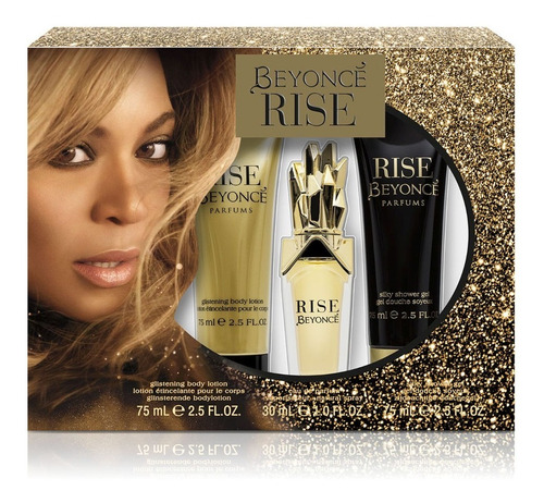 Set Perfume+locion+jabon Beyoncé Rise Regalo Original
