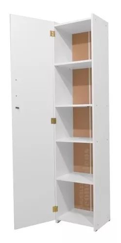 barril Estrictamente cerca Despensero Escobero Armario Organizador Armado Cocina 5 Estantes Melamina -  180x40cm 1 Puerta - Muebles Económicos | MUEBLES ECONÓMICOS