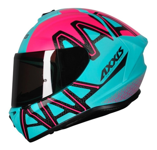 Capacete Axxis Draken Dekers Fosco Tiffany Lançamento