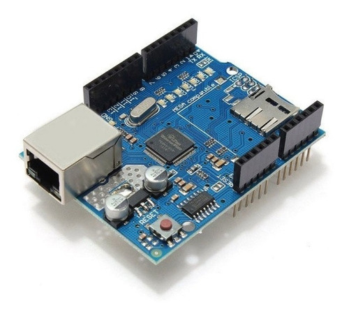 Modulo Ethernet Shield W5100 Arduino Uno Com Slot Micro Sd