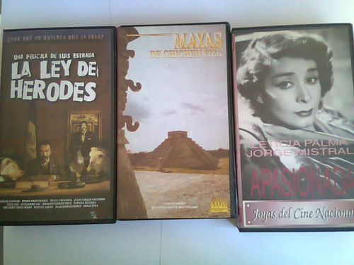 3 Videos Vhs Peliculas Vea Fotos Las 3 Por El Precio Marcado