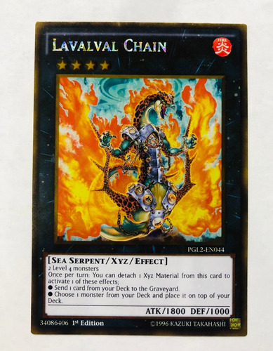 Lavalval Chain. Gold Rare. Yugioh!
