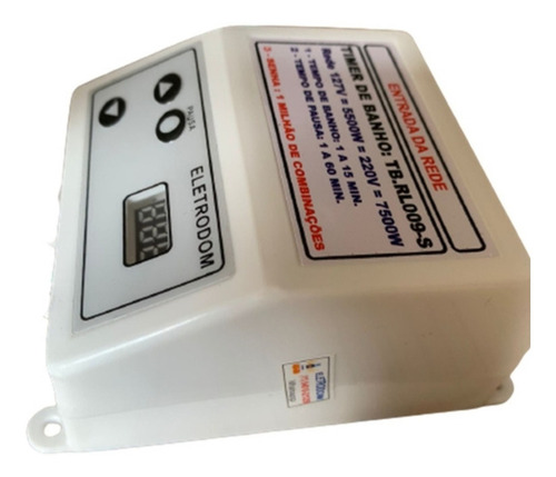 El temporizador de ducha eléctrico para baño corta la energía
