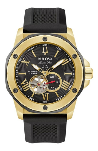 Reloj Bulova Marine Star Automatic Open Heart 98a272