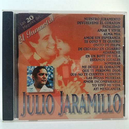 Julio Jaramillo - Las 20 Mejores Del Inmortal - Cd - Ex 