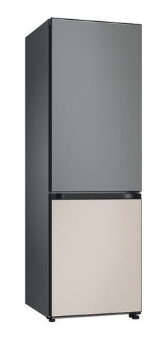 Imagen 2 de 10 de Heladera Inv Samsung Bespoke Rb33a3070 Satin Gray-beige 328l