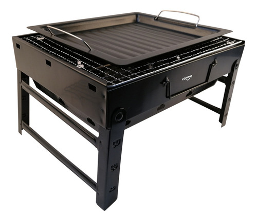Imagen 1 de 4 de Parrilla Brasero Portátil Plegable Balcón Camping Mesa Vonne