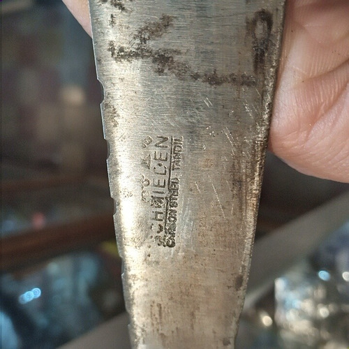 Cuchillo Antiguo Facon Puñal Acero Al Carbono Schmieden Tand (Usado)