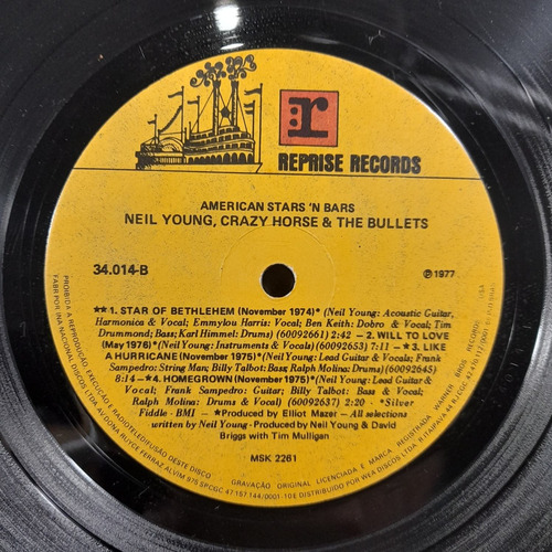 Imagem 6 de 8 de Vinil Lp American Stars N Bars Neil Young, Crazy Horse