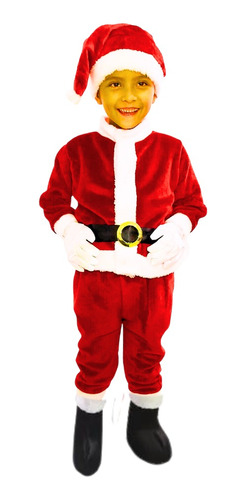 Disfraz De Santa Claus Para Niño Traje De Santa Clos Navidad