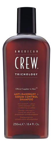  Shampoo American Crew Anticaspa 250ml Para Hombres