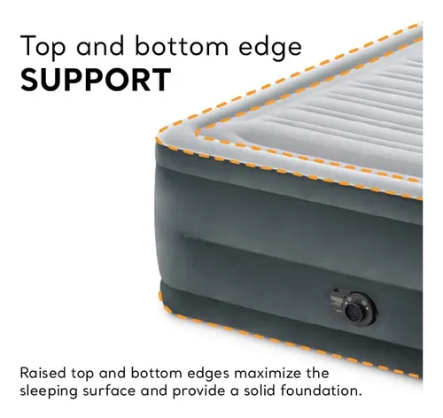 Cama De Aire Intex Dura-beam Deluxe Comfort Plush Con Bomba