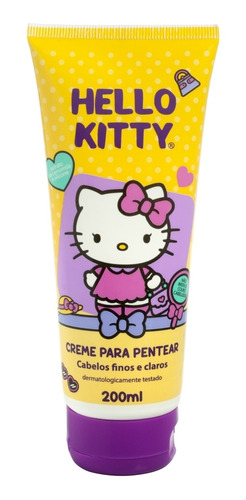 Imagem 1 de 1 de Creme Pentear Finos Claros Hello Kitty 200ml Cia Da Natureza