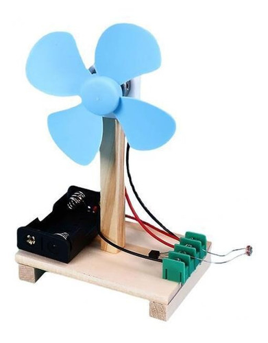 Kit De Modelo De Ventilador De Bricolaje De Física 2 Piezas