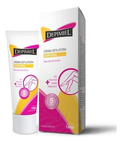 Crema Depilatoria Corporal Todo Tipo Piel 120gr Depimiel