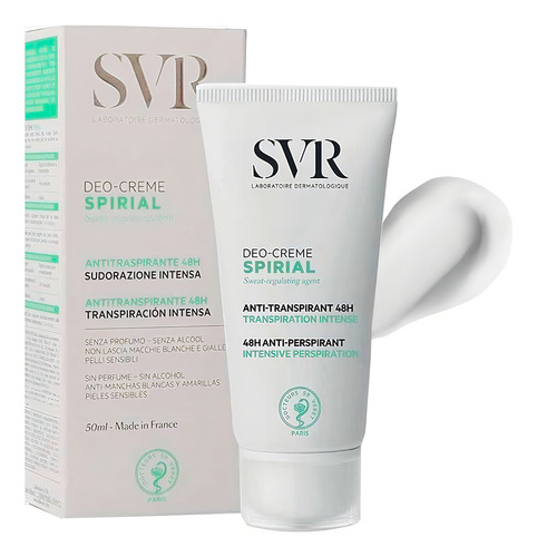 Crema Antitranspirante Svr Deo-creme Spirial Extra Efectiva Fragancia No Fragancia