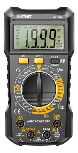 Detector De Voltaje Digital Multim Automático De Rango Mínim