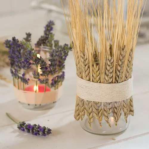 Gtidea Espigas De Trigo Natural Secas, Decoración De.