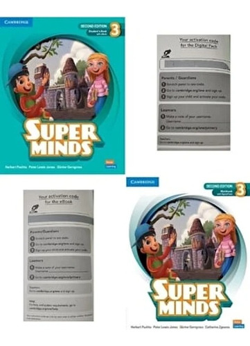 Super Minds #3 -2nd Edition Student's + Workbook - Cambridge