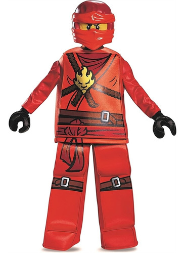 Disfraz De   Kai Ninjago Talla M 7 A 8 Años