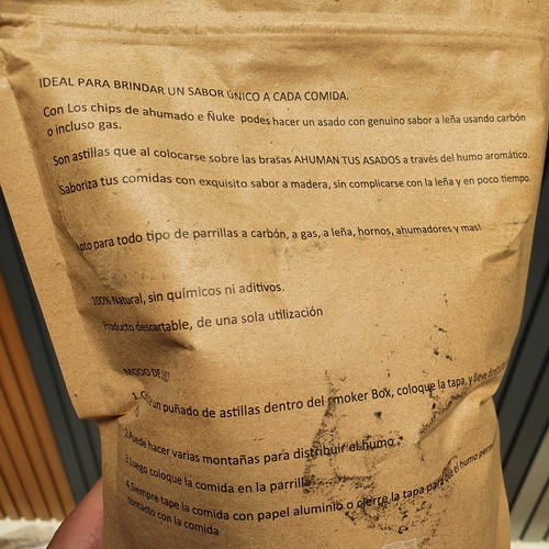Astillas De Madera Para Saborizar Ahumar Carnes Y Asados