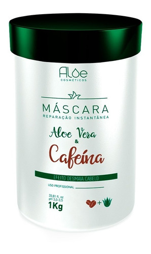 Máscara Reparadora Efeito Desmaia Cabelo Aloe Cosméticos 1kg