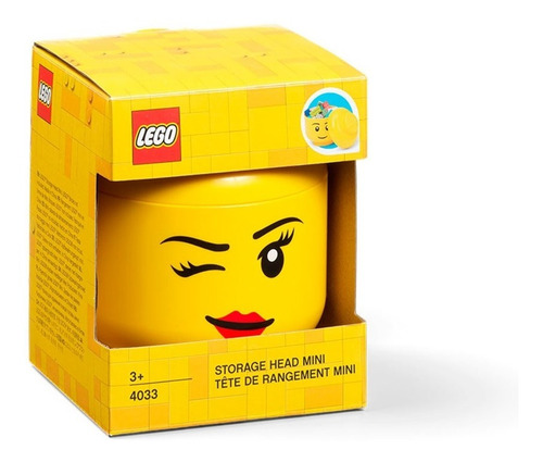 Imagen 8 de 10 de Caja Apilable Organizador Lego® Cabeza Head Mini 4033 Pc