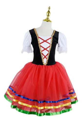 Vestido De Tutú De Ballet Para Niñas, Leotardo De Gimnasia,