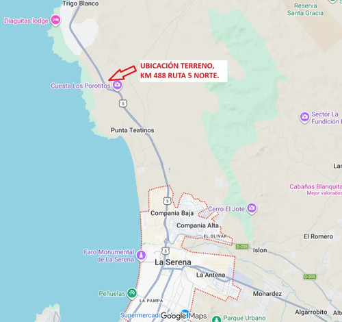 Primera Línea Ruta 5 Norte, La Serena