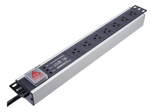 Intellinet Barra Multicontacto De 7 Posiciones Para Rack 19