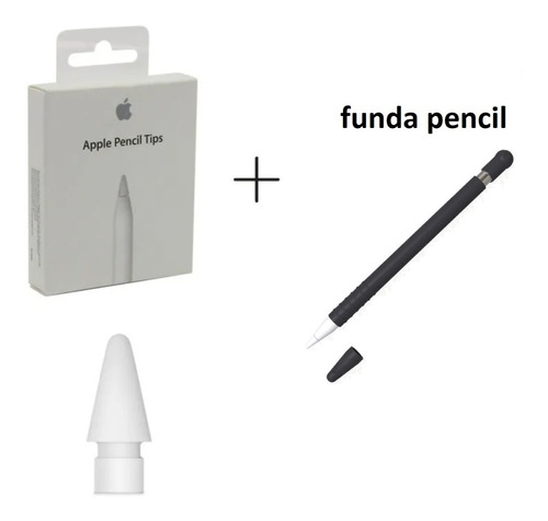 Combo Apple Pencil Tip Punta + Funda Pencil 1 O 2