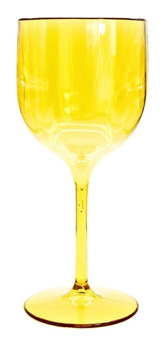 20 Taças De Vinho Acrílico Cristal Translúcido 280 Ml